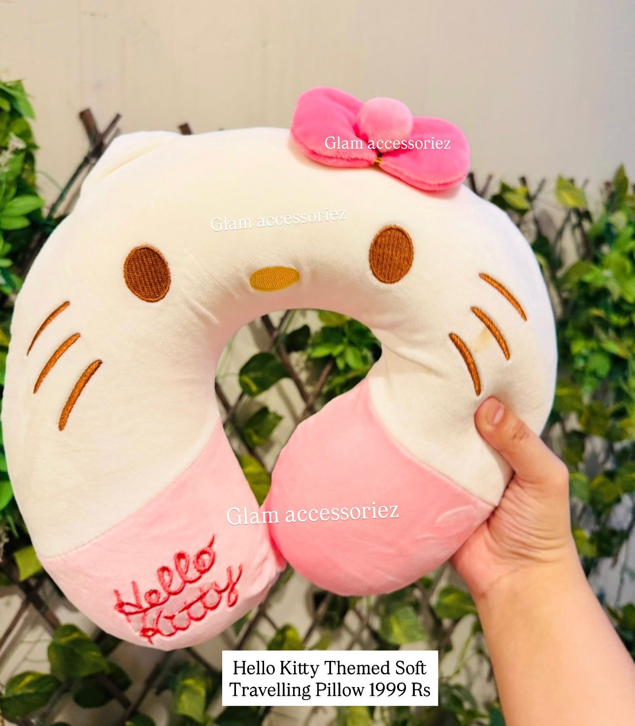 Sanerio Themed Hello Kitty Travel Pillow