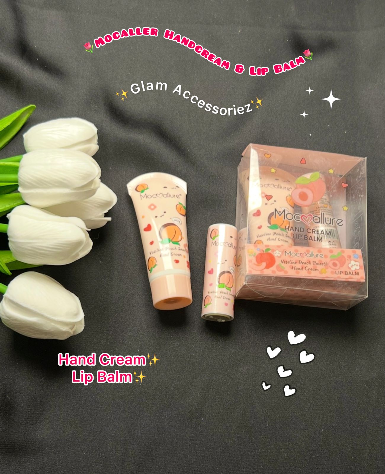 Cute Hands Cream & Lip Balm Set💕