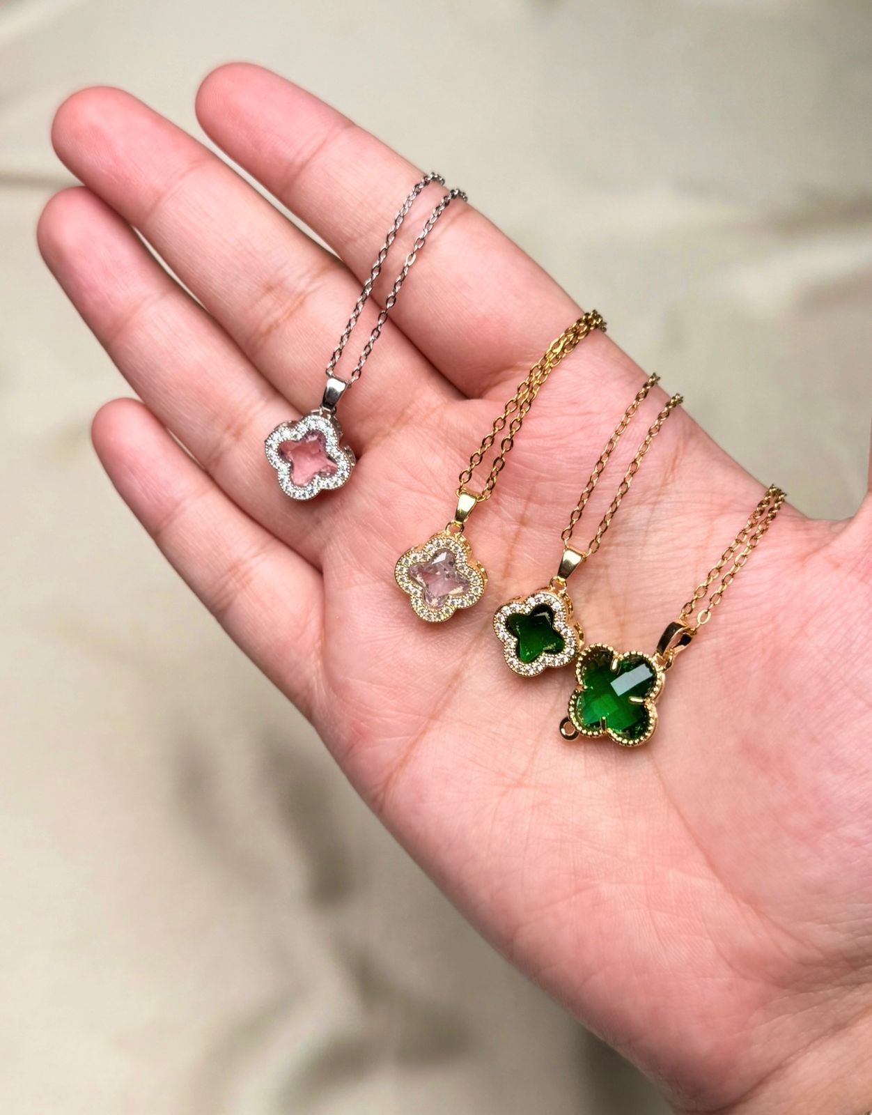 Clover Stainless Steel Pendant