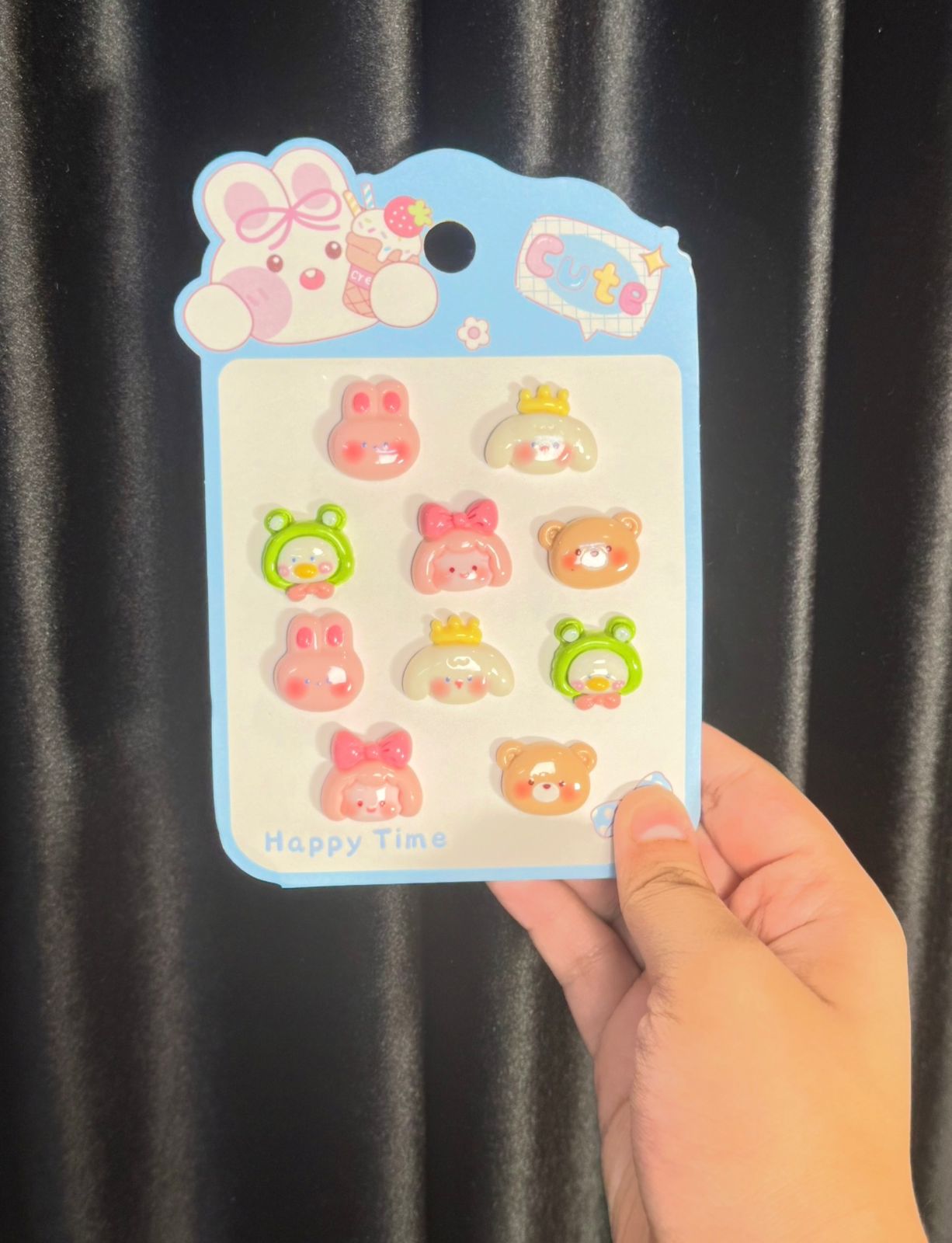 Sanerio Themed Hair Ponies Card