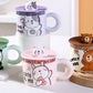 Cute Bear Themed Ceramic Mugs