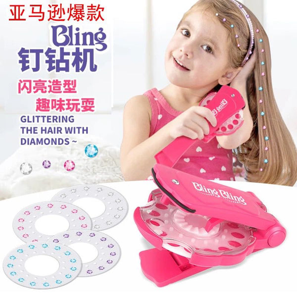 Kids Hair Stones,Beads Set