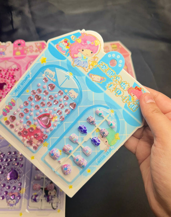 Sanerio Kids Nails & Charms Set