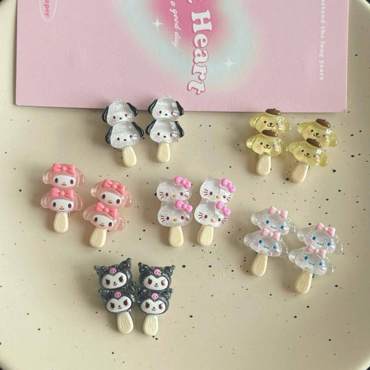 Sanerio Characters Alligator Pins