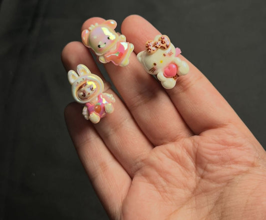 Sanerio 3D Adjustable Rings