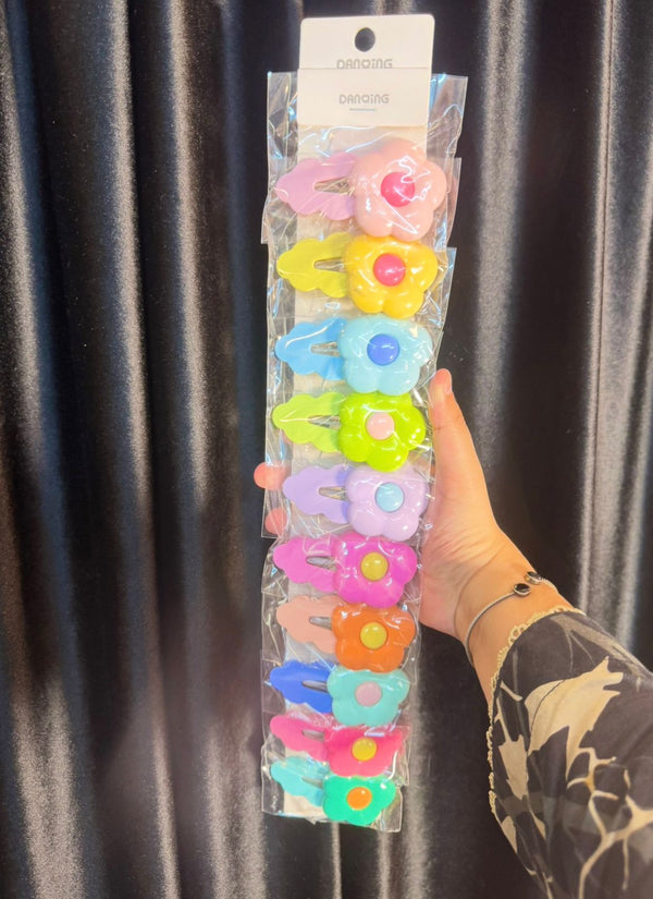 Cute Flower Big Size Tiktak Pins