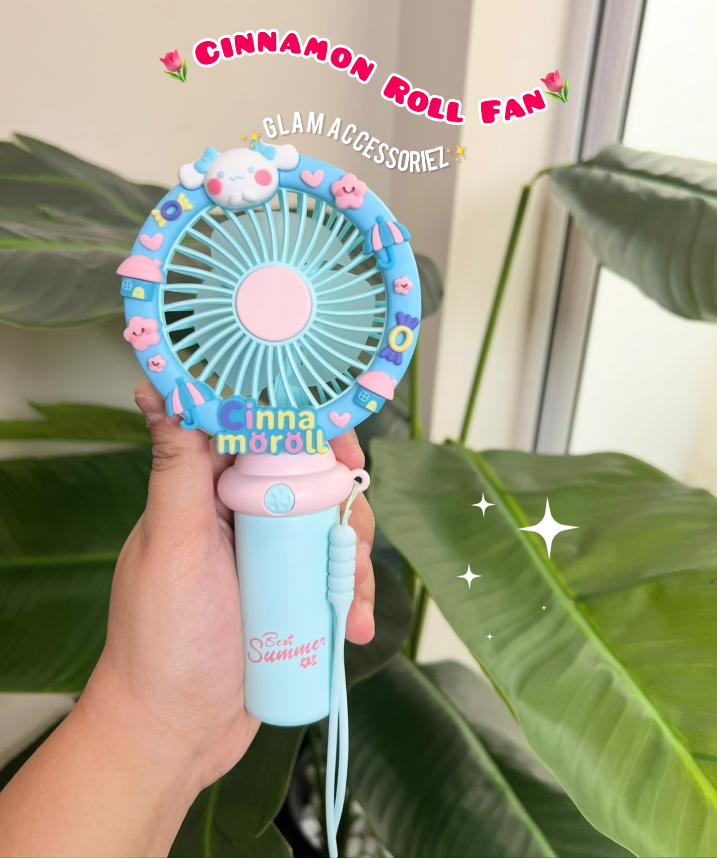 Cute Sanerio Themed Summer Fans Perfect For Kids😍