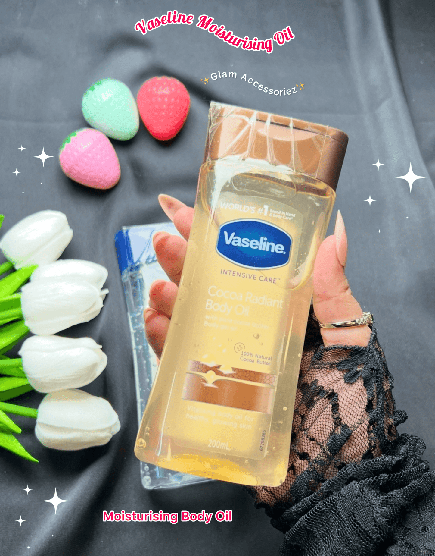 Vaseline Body Oil – Deep Moisture Glow | Hydrating Body Oil