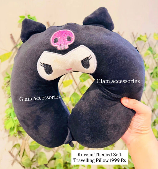 Sanerio Themed Kuromi Travel Pilows