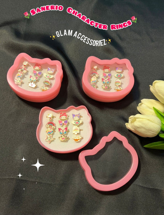 Cute Sanrio Adjustable Rings