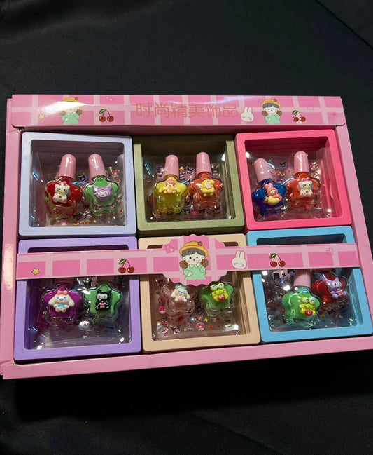 Sanrio Nails Paints+Stickers