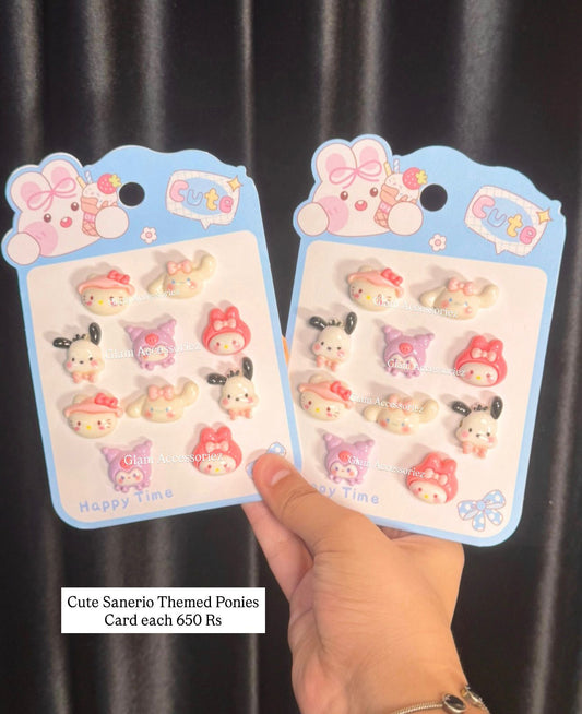 Sanrio Hair Ponies Card
