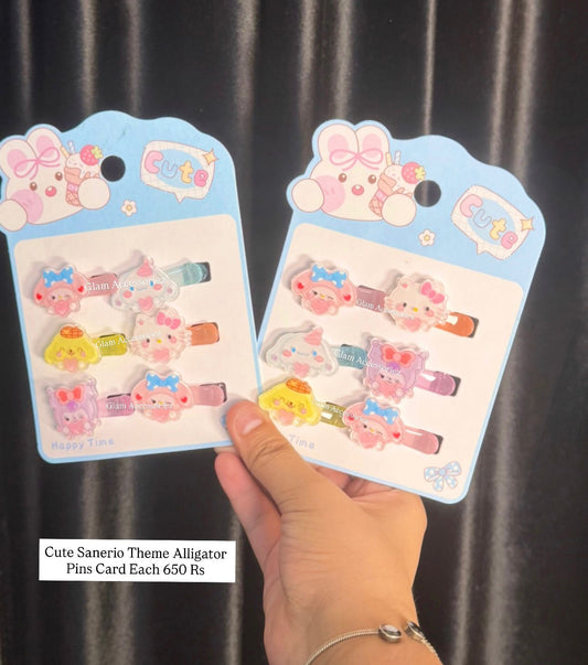 Sanrio Character Pins Card