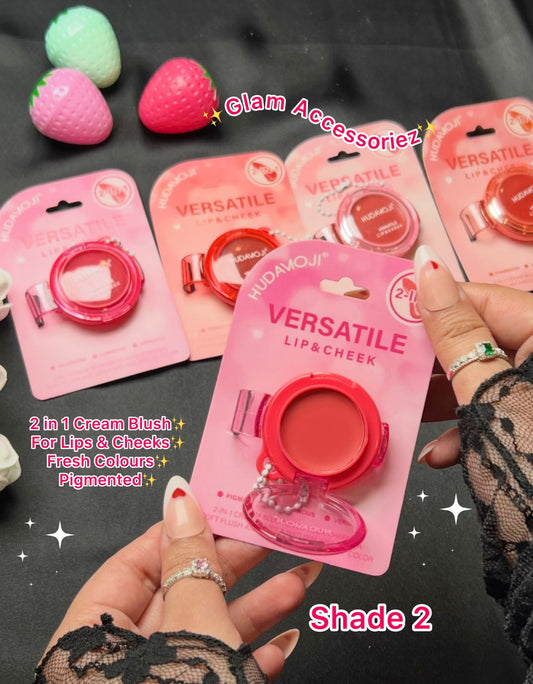 Hudamoji 2 in 1 versatile lip nd cheeksπ