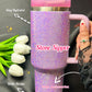 Stainless Steel Rhinestone Tumbler